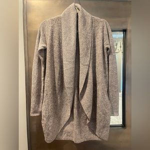 Barefoot Dreams Cozy Chic Lite Circle Cardi Cardigan Sweater Beige XS/S Shrug
